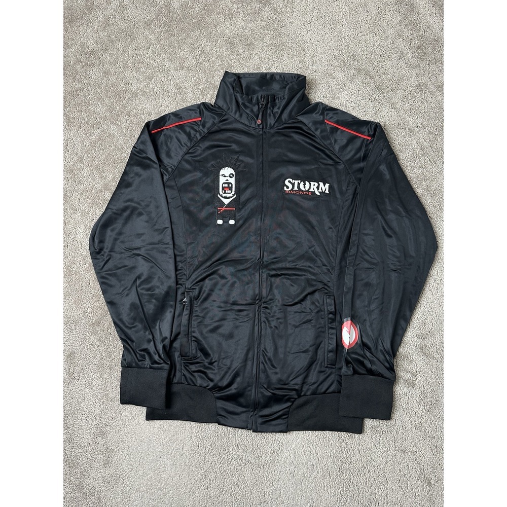 Vintage‎ Mens Sweatshirt Y2K Storm Kimonos Zippered, Streetwear Size L